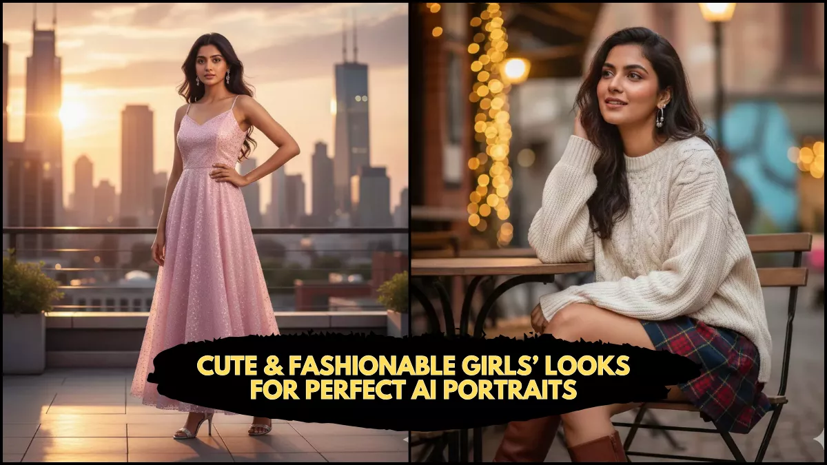 10 Cute & Fashionable Girls’ Looks for Perfect AI Portraits