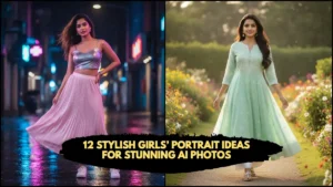 12 Stylish Girls’ Portrait Ideas for Stunning AI Photos