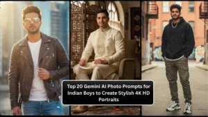 Top 20 Gemini AI Photo Prompts for Indian Boys to Create Stylish 4K HD Portraits