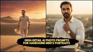 Top 12 High-Detail AI Photo Prompts for Handsome Men’s Portraits