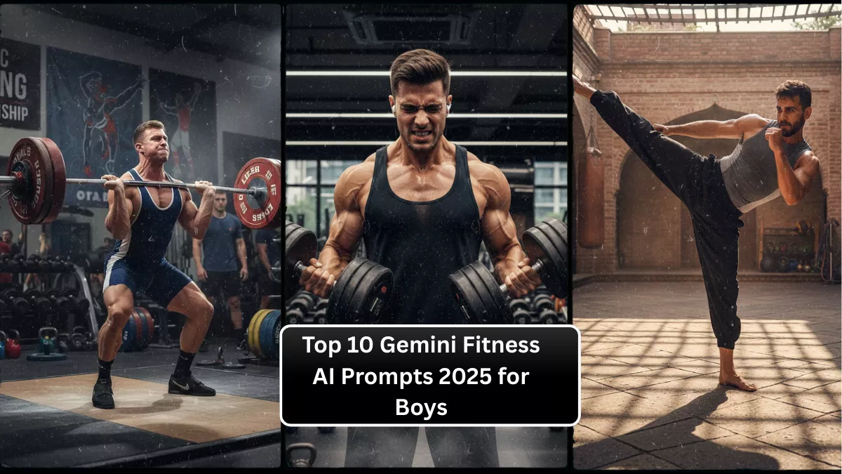 Top 10 Gemini Fitness AI Prompts 2025 for Boys: Turn Your Pics into Pro Fitness Shots
