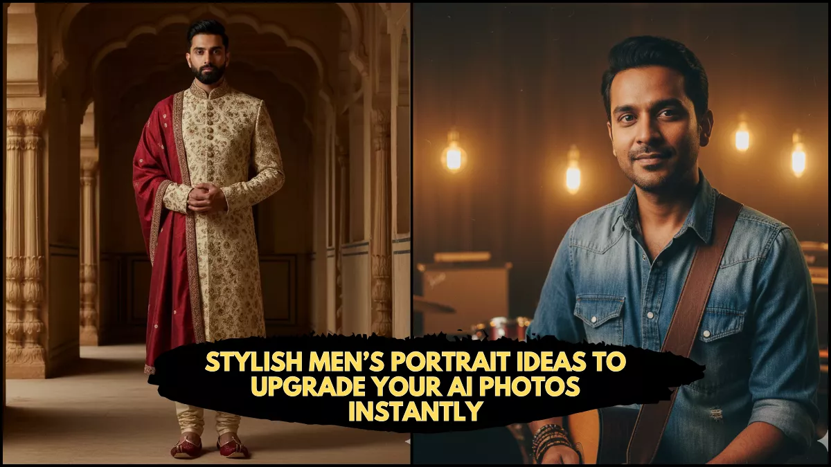 Top 10 Stylish Men’s Portrait Ideas to Upgrade Your AI Photos Instantly